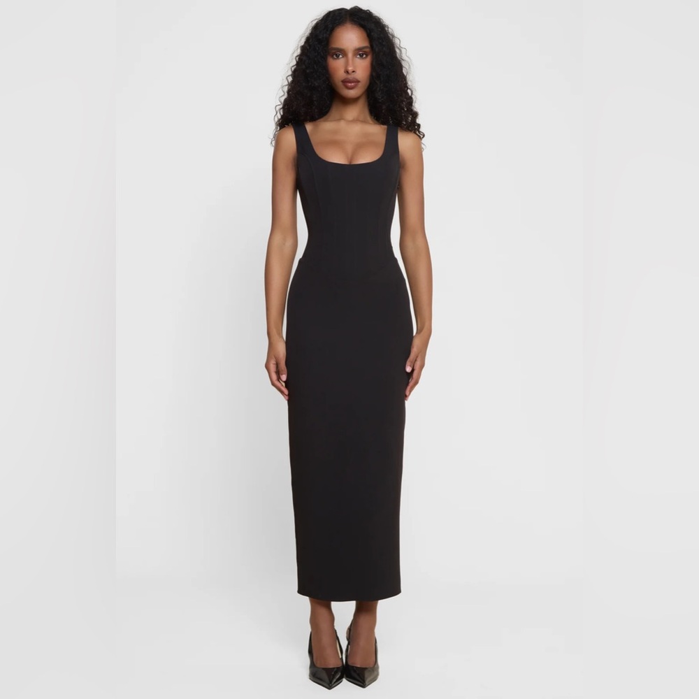 Leau SANCIA CORSET MIDI DRESS